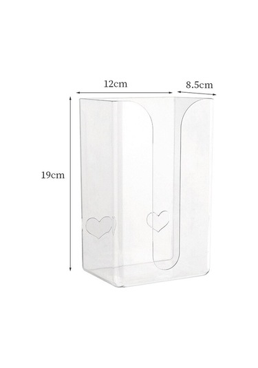 Şeffaf Duvara Monte Banyo Doku Kutusu Şeffaf Mutfak Kağıdı Saklama Kutusu Punch-ücretsiz Tuvalet Peçete Tutucu Organizatör Vaka