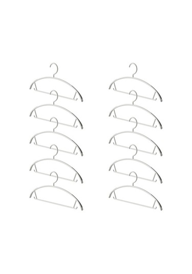 Agoodshop Kaymaz Elbise Askısı Dolap Düzenleyici Giysi Askıları Tişört Düzenleyici Kurutma Rafı G Antrasit - Gri