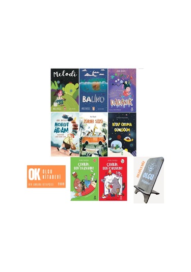 Balino - Melodi - Nohut Adam - Zürafa Sözü - Dadanık - Çekilin Ben Okurum /8 Kitap Set - Anıl Basılı