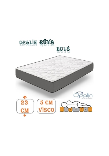 Uzunbebe 150X200 Opalin Rüya Visco Yatak 150*200 Ortopedik Çift Kişilik
