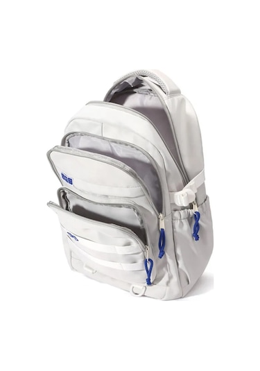 Fengdong Orta Okul Çantaları Kızlar İçin Lise Basit Sırt Çantası Açık Vizon