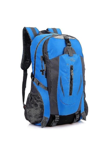 40l Büyük Su Geçirmez Sırt Çantası Kamp Yürüyüş Açık Hava Seyahat Sırt Çantası C Qd Mavi Çok Renkli