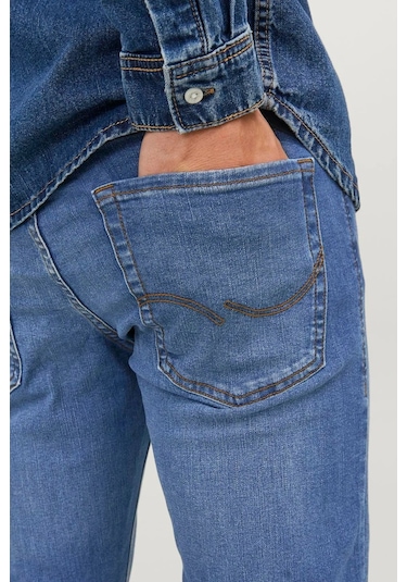 Jack & Jones Glenn Slim Fit Erkek Jeans 12243592 Lacivert