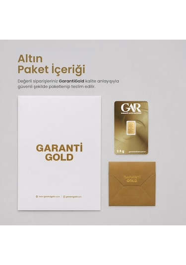 Garanti Gold 2,5 Gr Külçe Altın