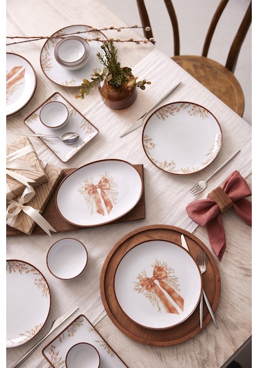 Kütahya Porselen Serenza 14 Parça 6 Kişilik Kahvaltı Takımı 417663 Çok Renkli