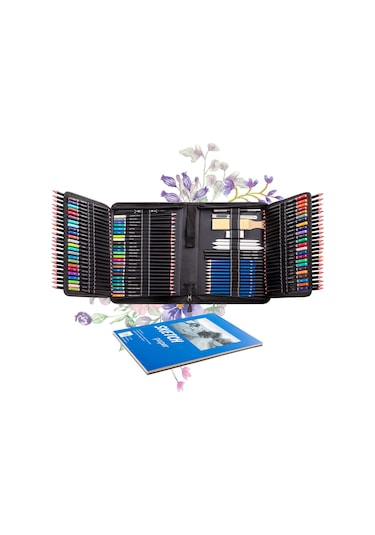 Tuomeng Yağlı Boya Kurşun Seti Sanat Renk Aletleri Başlangıç Boyama Seti 120 Parça Set