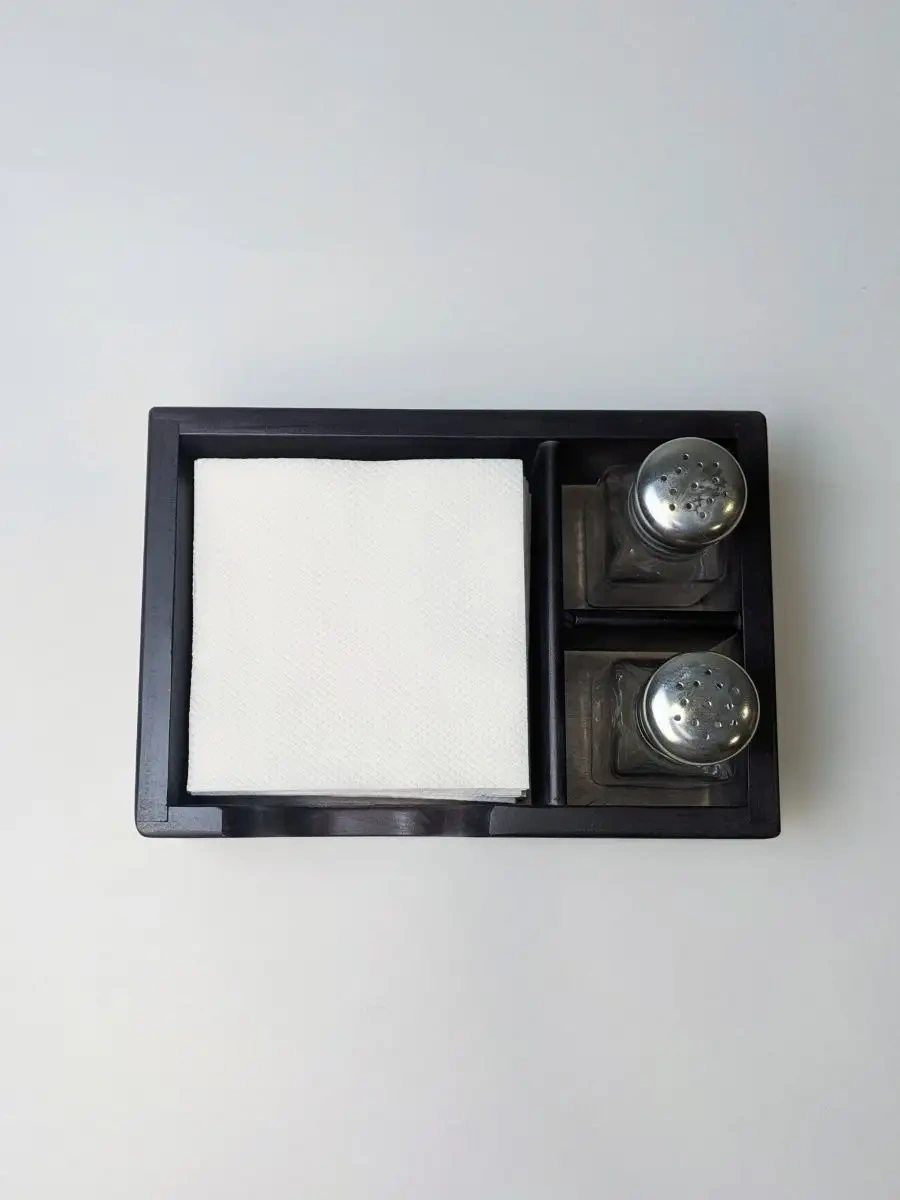 Masterskaa S Wood Ahşap Siyah Peçetelik 156264800 Siyah