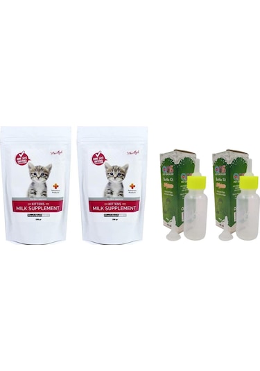 Yavru Kedi Süt Tozu 2 Adet + Biberon 60 Ml Biberon 2 Adet