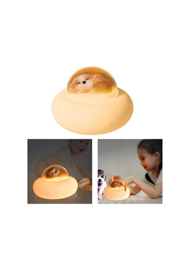 Soulader Şık Tasarım Gece Lambası Işıklandırma Aydınlatma Kahverengi