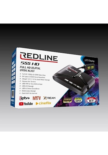 Redline S55 Dahili Wifi Full HD Uydu Alıcı