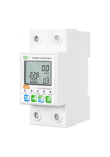 Kangvka Akıllı Wifi Elektrik Sayacı: Uzaktan İzleme, Aşırı Akım Koruma, Mobil Kontrol, Otomatik Yeniden Bağlama