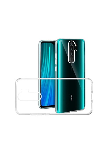 Xiaomi Redmi Note 8 Pro Kılıf Tam Şeffaf Silikon Transparan