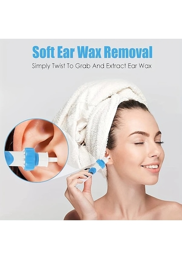 Elmpaly Beyaz Kulak Kirı Temizleme Seti Elektrikli Vakum Kulak Temizleyici Taşınabilir