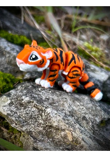 Kaplan Oyuncak 3d Hareketli Organik Vip Model Orta Boy