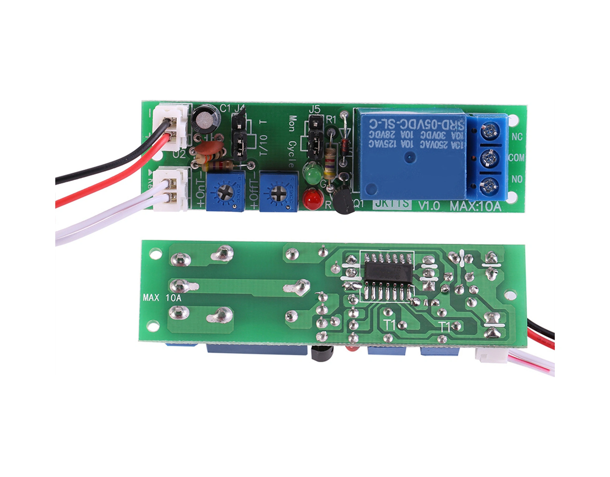 Tenfowee 24v Dc Çift Ayarlanabilir Döngüsel Zamanlayıcı Röle Modülü 0-30 Dakika Açma-kapama Aralığı