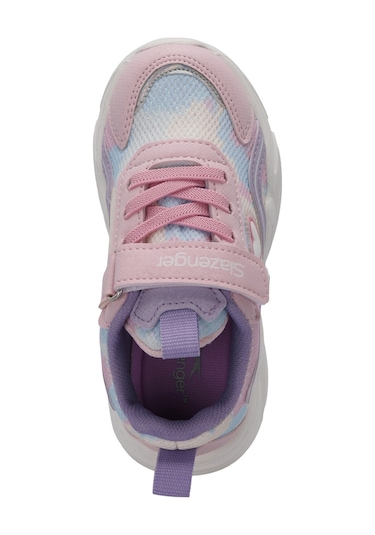 Slazenger KLARION Çocuk Cırt  Cırt lı Pembe - Mor Günlük Spor Ayakkabısı