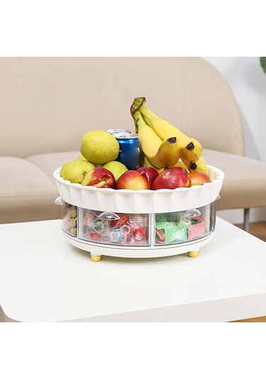 Suntek Lazy Susans 360 Rotasyonlu Şifonyer Kiler Dolabı Için