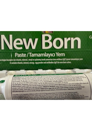 Royal Rovita New Born 5'li Paket Yeni Doğan Kuzu Ve Buzağı Için Bağışıklık Destekleyici