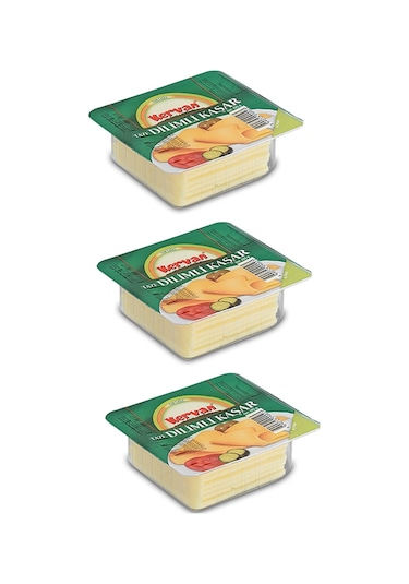 Kervan Dilimli Kaşar Peyniri 3 x 225 G