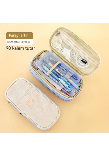 Şirin Ve Geniş Kapasiteli Okul Kalem Kutusu, Maskot Desenli Çocuklar İçin Kalemlik Pembe