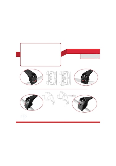 Fiat Egea Cross 2020 2021 2022 2023 2024 2025 Yük Taşıma Ara Atkı Çitası Siyah