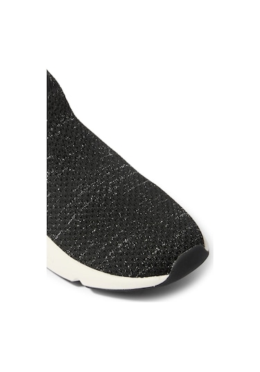 Kurt Geiger Knitted Runner Lüks Tasarım Kadın Sneaker Siyah