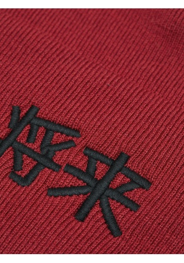 Jack & Jones Japon Nakışlı Bere  12214863 Chili Pepper