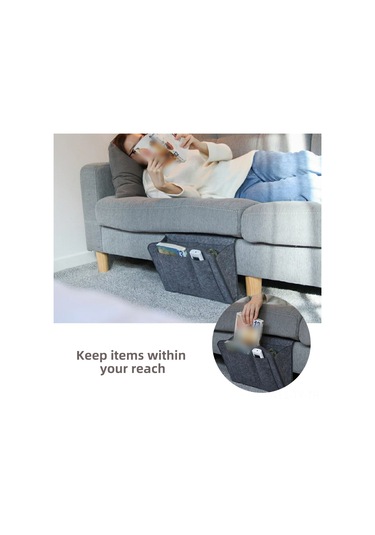 Teltree Yatak Başı Organizer: 5 Cep İle Kitaplar, Tabletler Ve Uzaktan Kumandalar İçin Pratik Saklama Çantası Diğer
