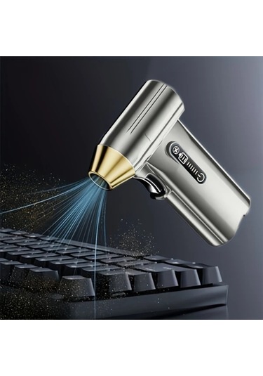 Fochsia Silvery High Speed Portatif Turbo Fan Yeniden Şarj Edilebilir Toz Temizleyici