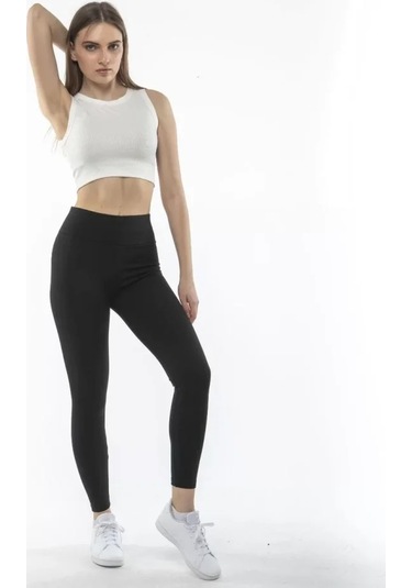 Supplierby Yüksek Bel Celik Tayt - Siyah Siyah