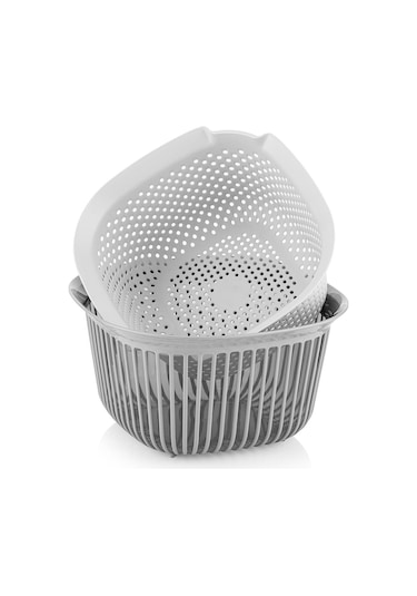 Selka Home 2 Parça Süzgeçli Kase 4000 ML 001