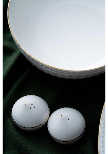 Doralie Gold 6 Kişilik 29 Parça Yemek Takımı Beyaz