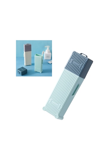 Sones Seyahat Yıkama Kupası Diş Fırçası Kutusu Taşınabilir Set Yaratıcı İş Seyahati Diş Saklama Kutusu Mavi Hit Mavi Diğer