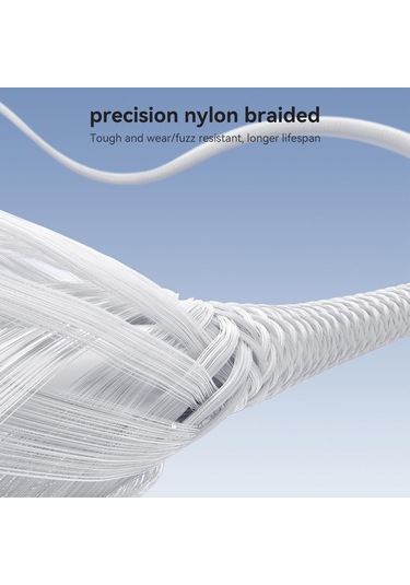 Joyroom S-a28 Flaş Serisi 60w 480mbps Hızlı Şarj Veri Kablosu, Type-c - 8 Pin Kablo, Uzunluk: 1m Beyaz