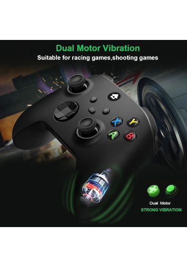 Konsol Plus Xbox 9. Nesil Kablosuz PC / Android / iOS Uyumlu Oyun Kolu Kırmızı