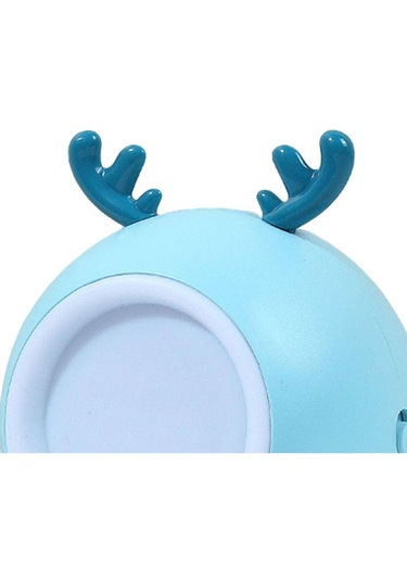 Suntek Geyik Gece Lambası Kawaii Hayvan Lamba Kısılabilir Mavi