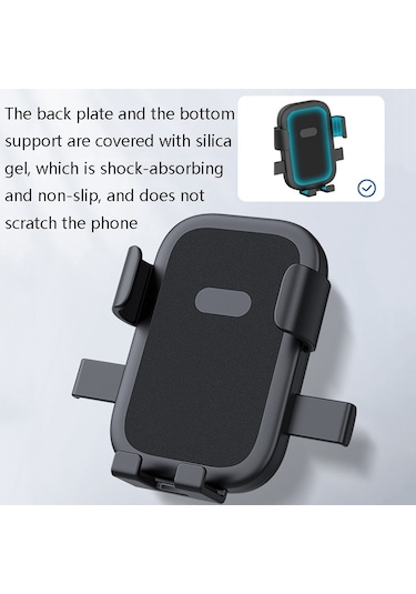 Sones Q1 Motosiklet Cep Telefonu Tutucu Metal Dikiz Aynası Bisiklet Braketi Gidon