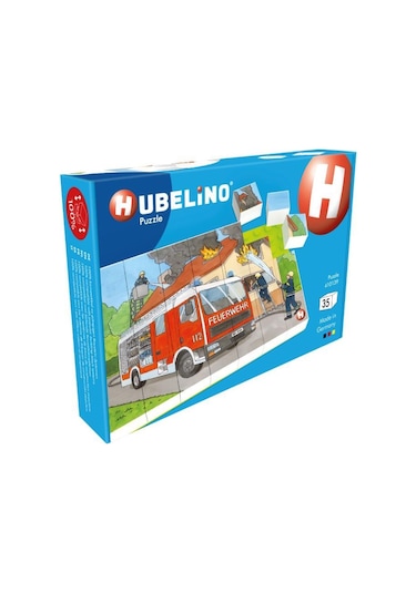 Hubelino 35 Parça Puzzle İtfaiye Operasyonu 410139