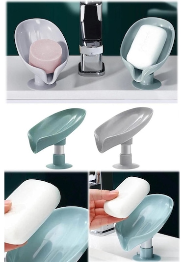 Vantuzlu Su Giderli Drenaj Katı Sabunluk- Süngerlik Siyah