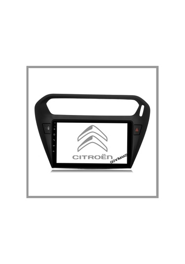 Cıtroen C-elysee Siyah 2012-2023 8 Gb Ram 128 Gb Hafıza Androıd Multımedıa Teyp