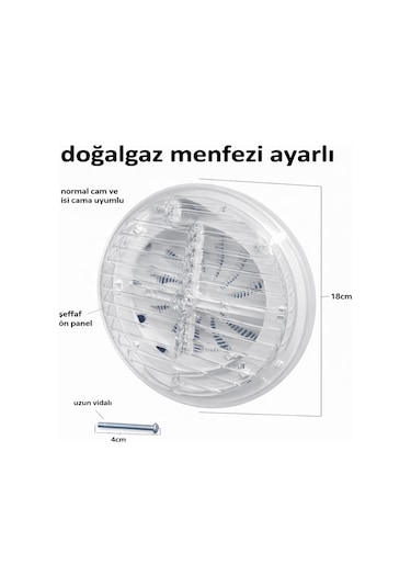 Doğalgaz Menfezi Ayarlı