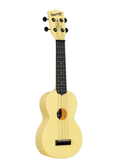 Kala Waterman Recycled Soprano Ukulele Starlight Yellow - Glow In The Dark