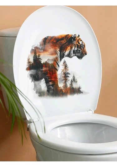 Sticker Store Duvar Dekoratif Stickerları Kendinden Yapışkanlı Amur Leoparı 287166549 Siyah