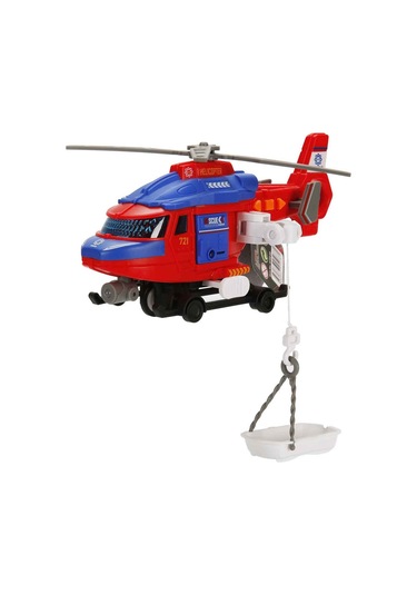 Sesli Işıklı Motorize Kurtarma Helikopteri 20 Cm Vinçli Sedyeli Ses & Işık Efektli Motorize İl