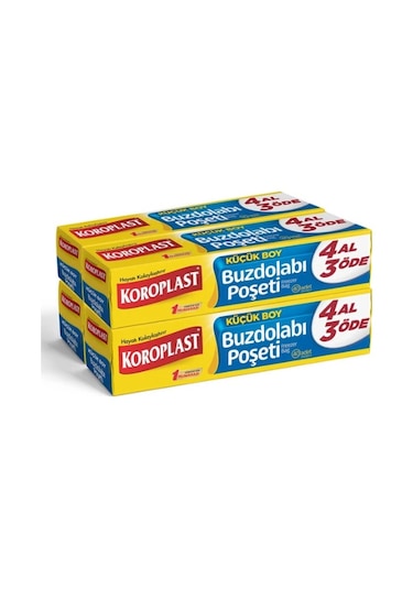 Koroplast Buzdolabı Poşeti Küçük Boy 160'lı 20 x 30 CM x 2 Adet