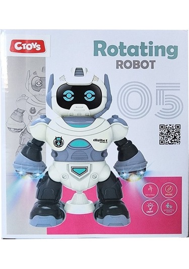 Canda Oyuncak Rotating Işıklı Ve Sesli Dans Eden Robot