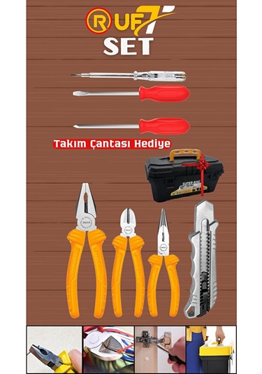 Pense Tornavida Seti Takım Çantası Hediyeli