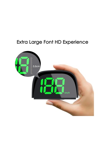 Geeroyoo Araba Küresel Konum Sistemi Hız Göstergesi Dijital Ekran Hız Ölçer Araba Headup Display