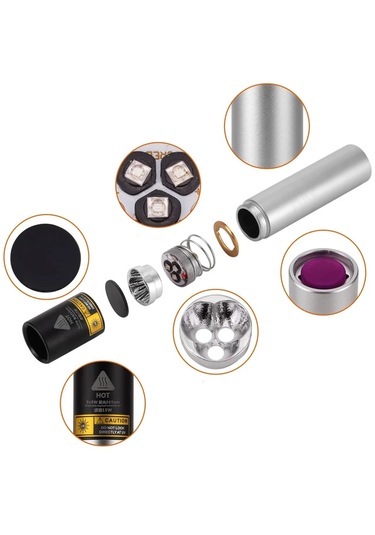 15 Watt 365nm Ultraviyole Para Işığı Wt-305 Siyah