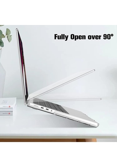 Novstrap  Macbook Pro 16 İnç M3/m3 Pro/m3 Max A2991 İle Uyumlu Kılıf Sert Parlak Koruma Kapak Karışık Çok Renkli